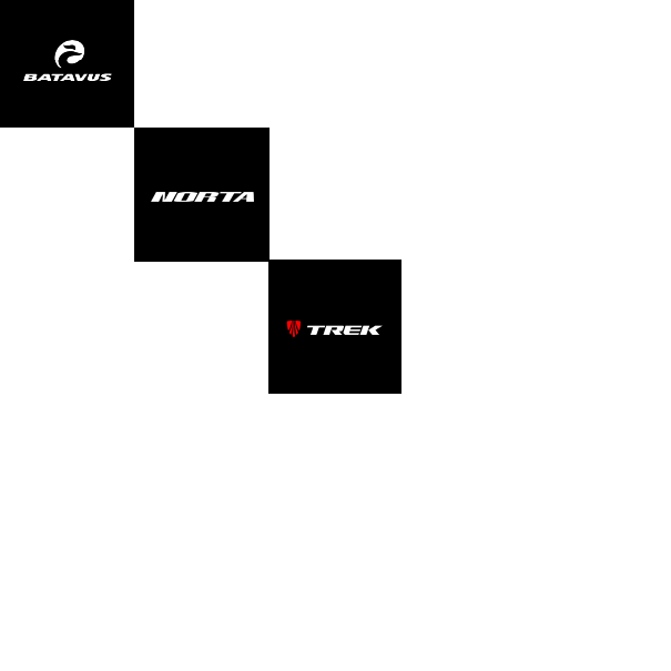 merken van dames- & herenfietsen